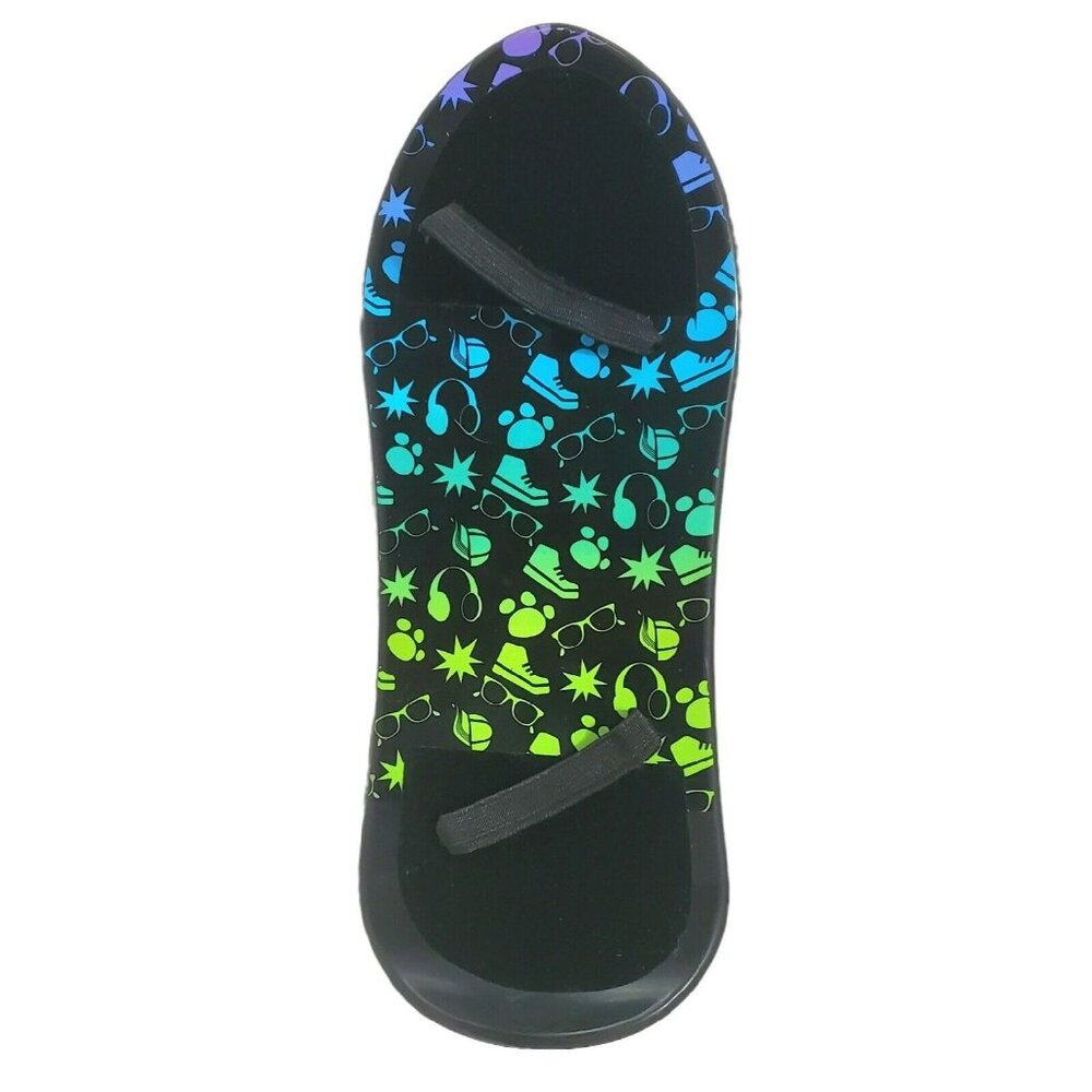 Build a Bear Skateboard Neon Sunglasses Headphones Shoes Design Foot Straps Doll